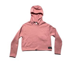 PINK Victoria’s Secret Hoodie Womens M Sweatshirt Cropped Pink